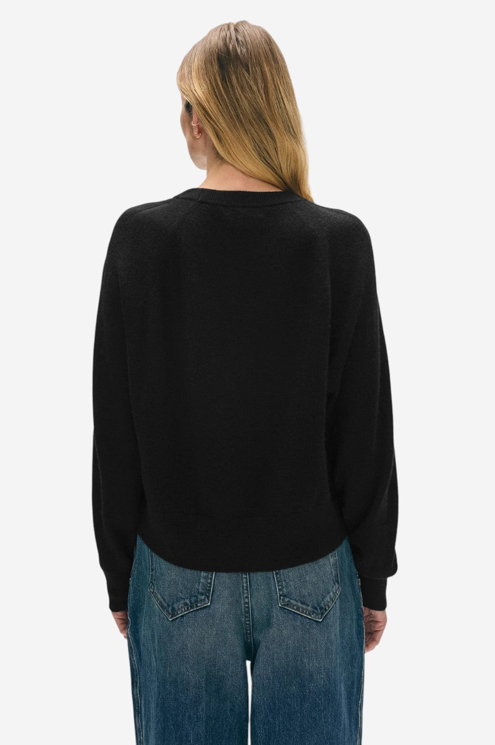 Cashmere Easy Sweatshirt - Black