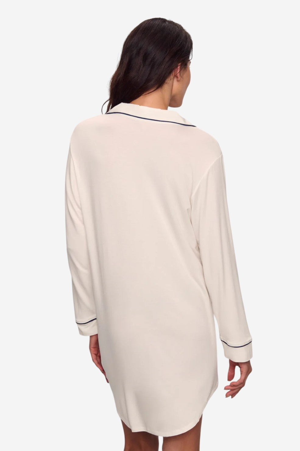 Gisele Sleepshirt - Ivory/Navy