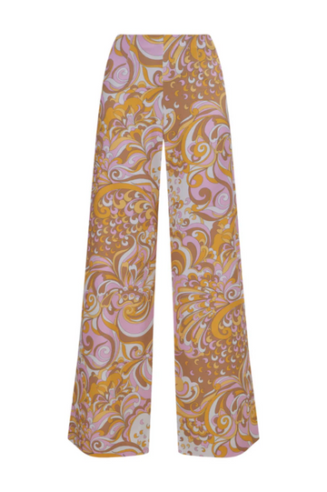 Kimberly Pant - Brown Graphic