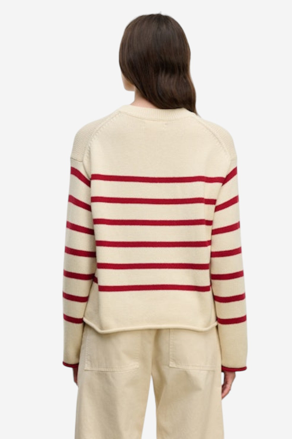 Lucia Sweater - Cream/Shiraz