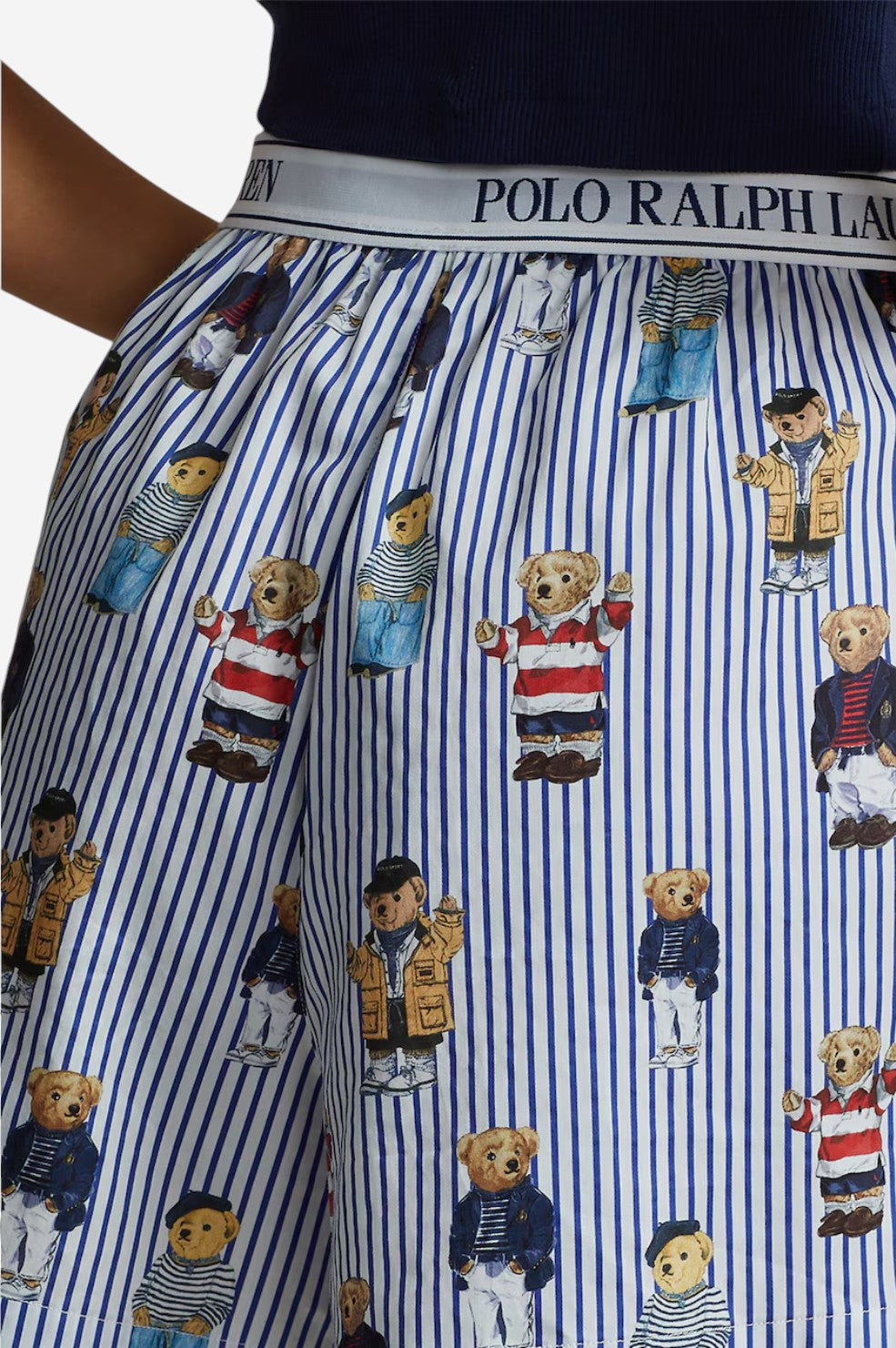 Sleep Boxer Allover Bear - Nautical Stripe