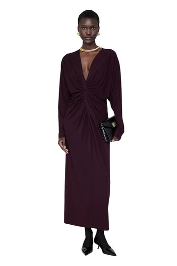 Mathilde Dress - Bordeaux