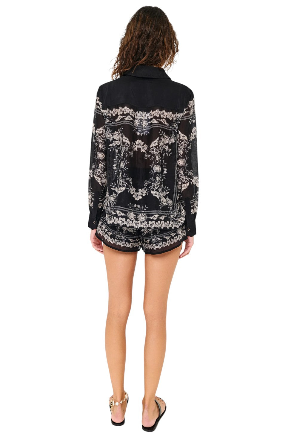 Oslo Short - Black Seaside Bandana