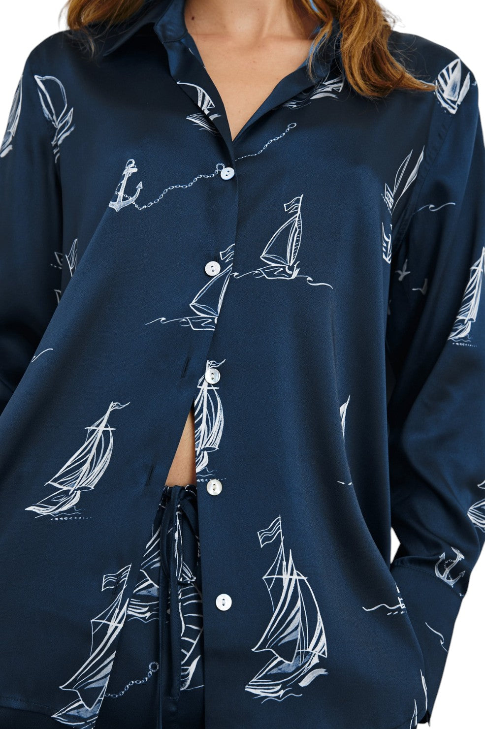 Ledger Shirt - Sailboats