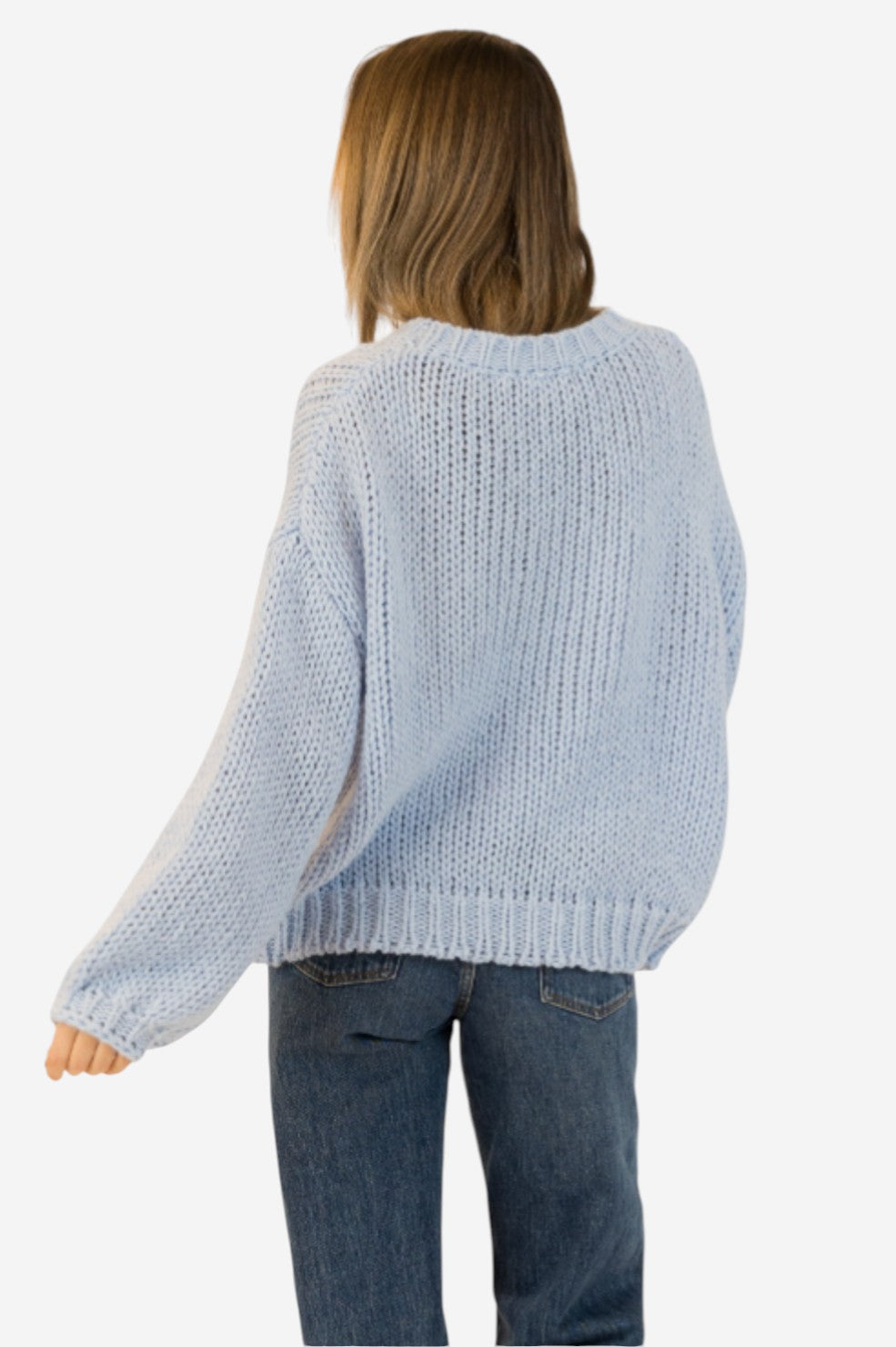 Lorelai Crewneck Pullover - Blue