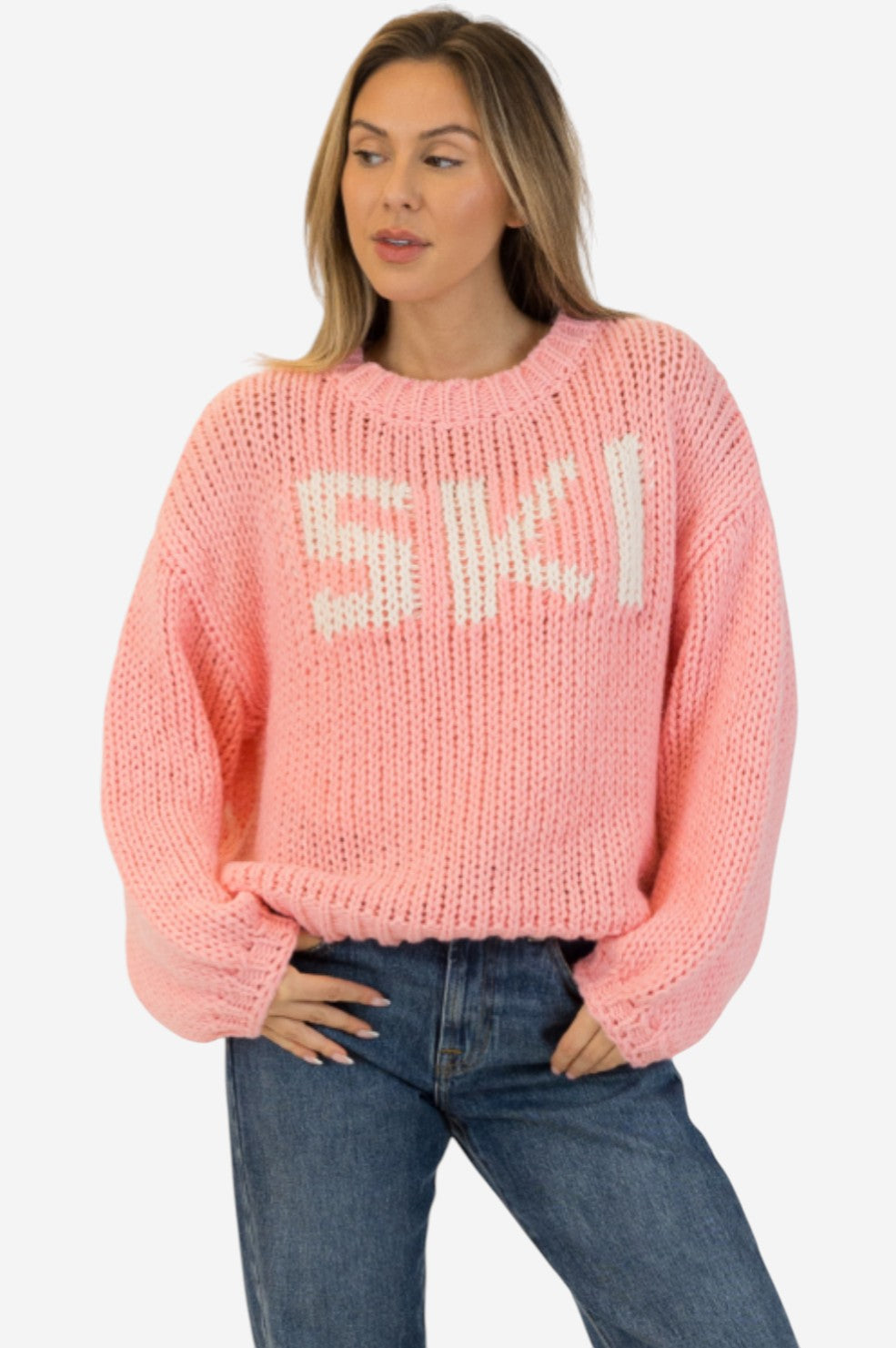 Lundy Crewneck Pullover - Pink