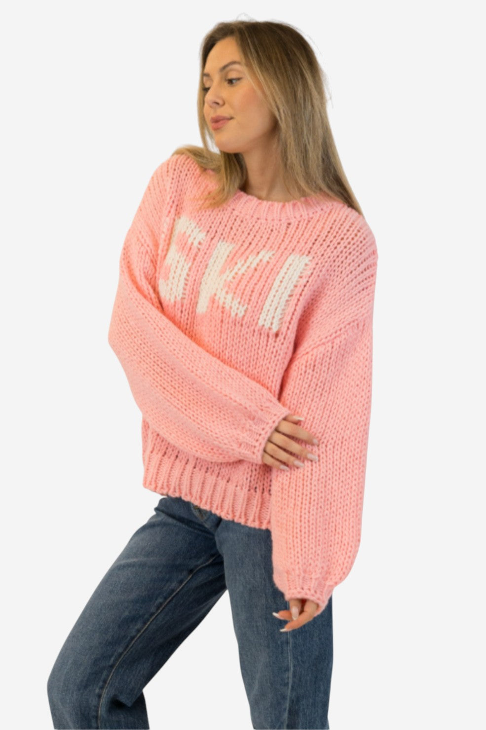 Lundy Crewneck Pullover - Pink