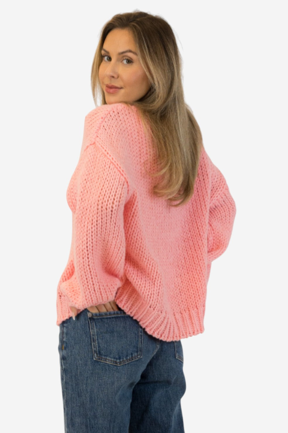 Lundy Crewneck Pullover - Pink