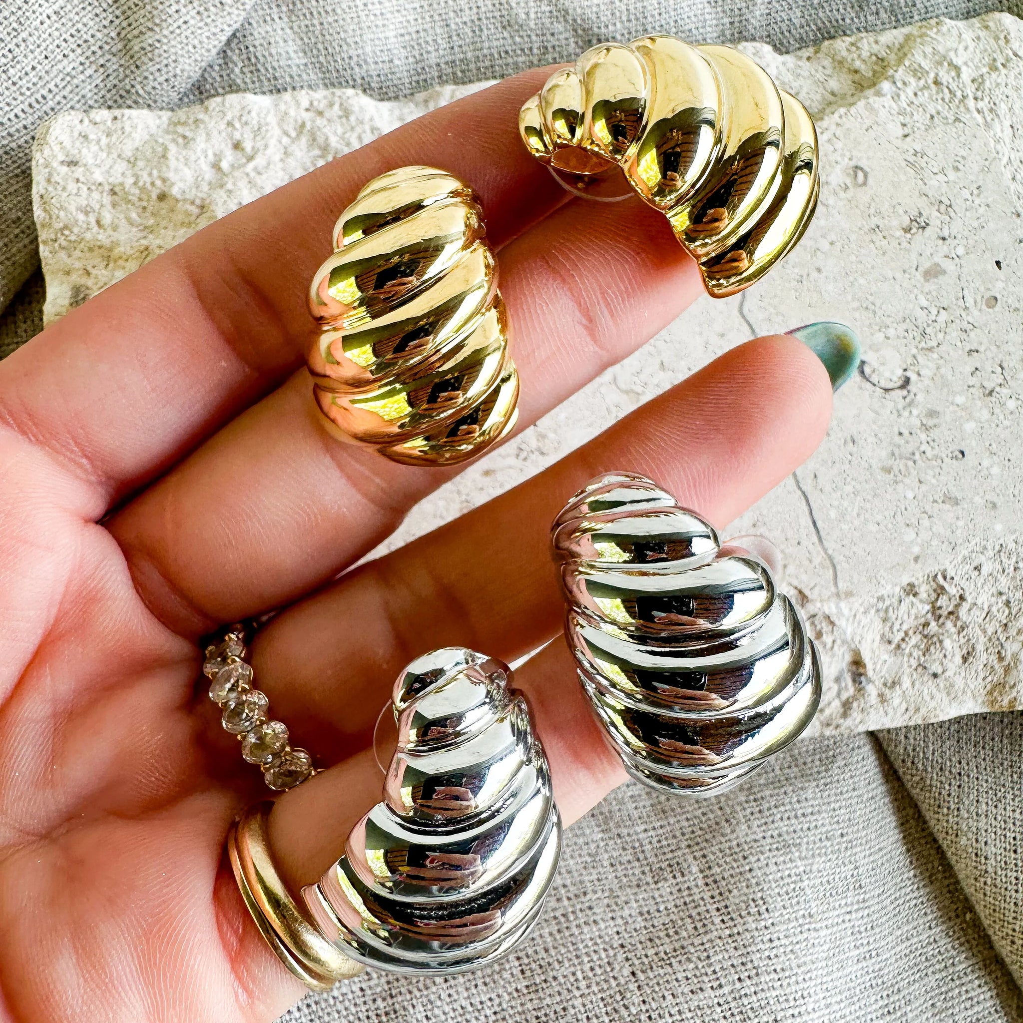 Croissant Earrings