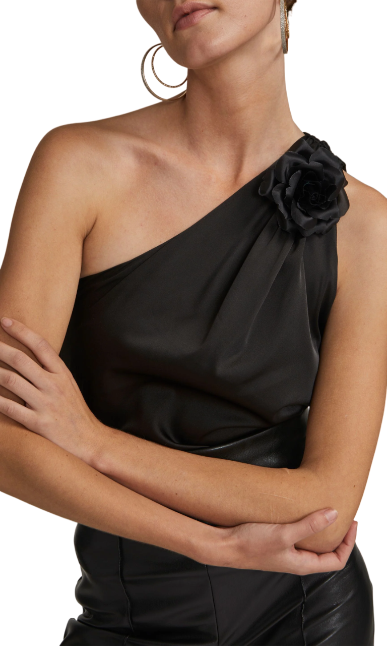 Imani Rose Blouse - Black