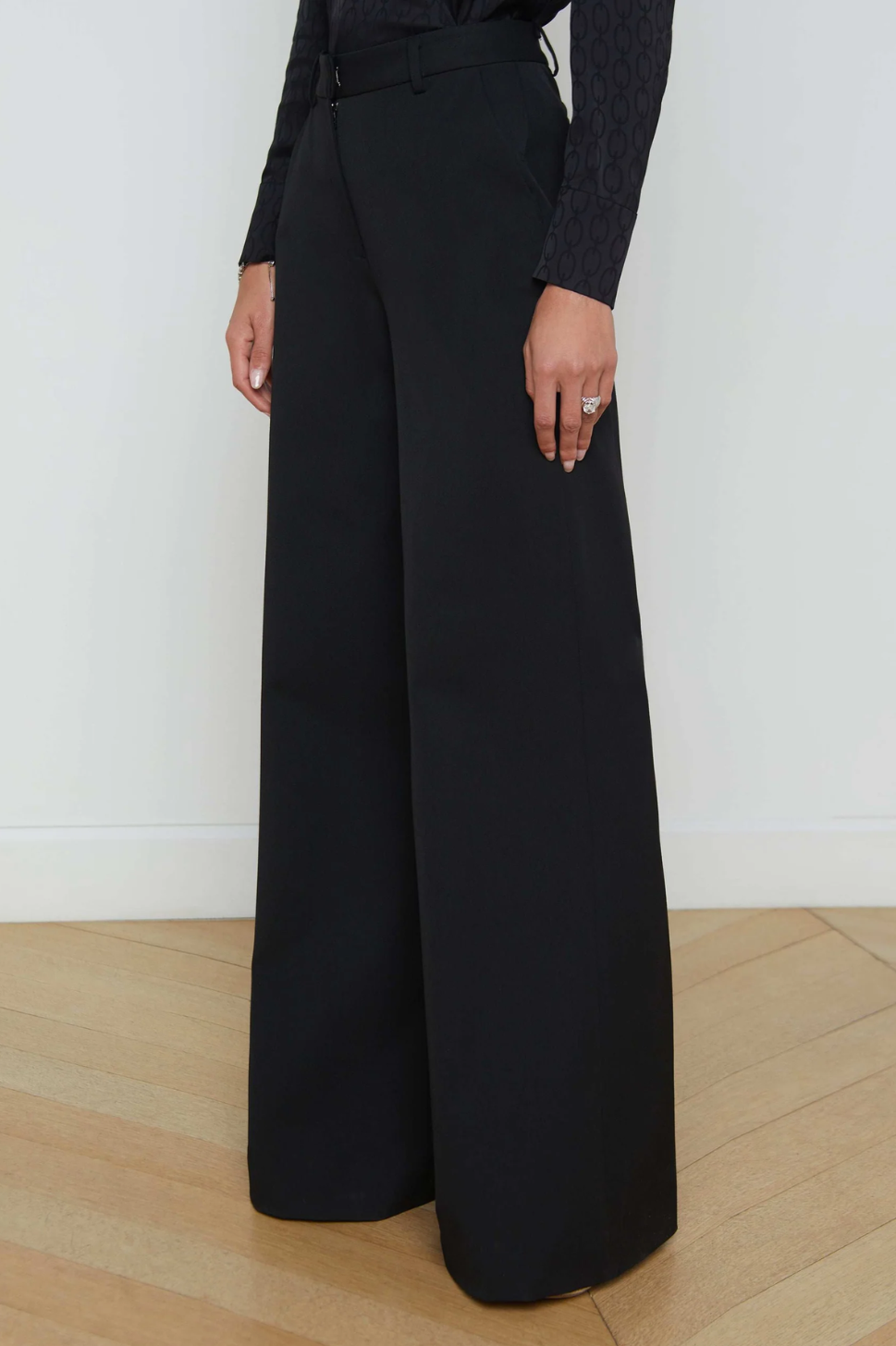 Pilar Wide-Leg Pant - Black