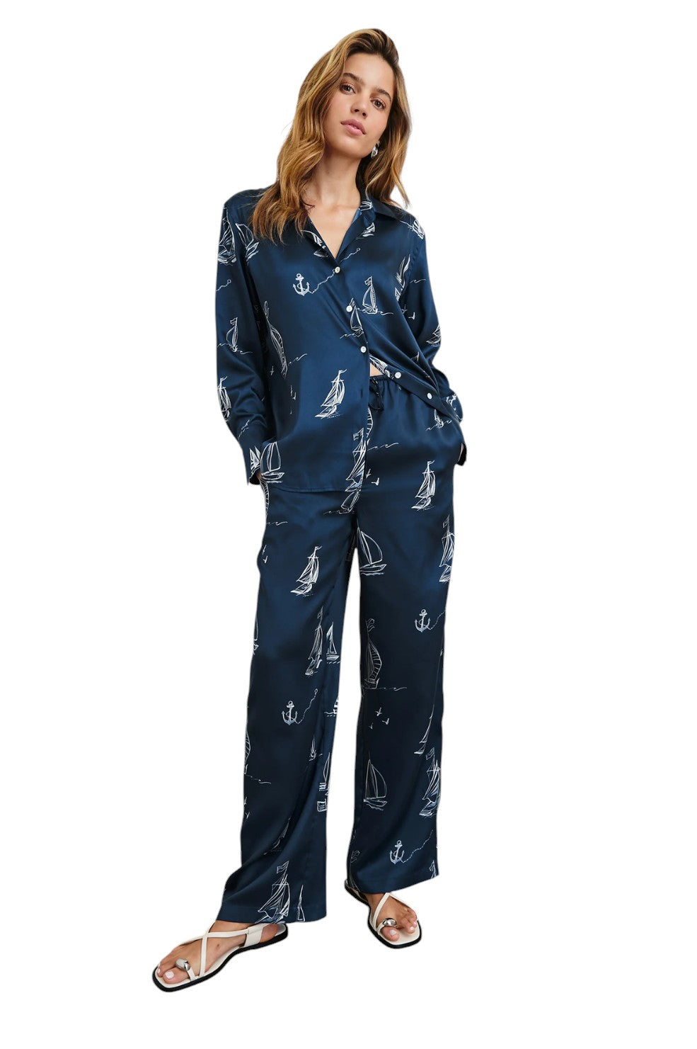 Ledger Shirt - Sailboats