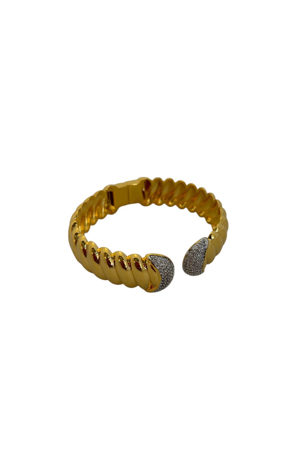 Hinge Textured Cuff - Gold