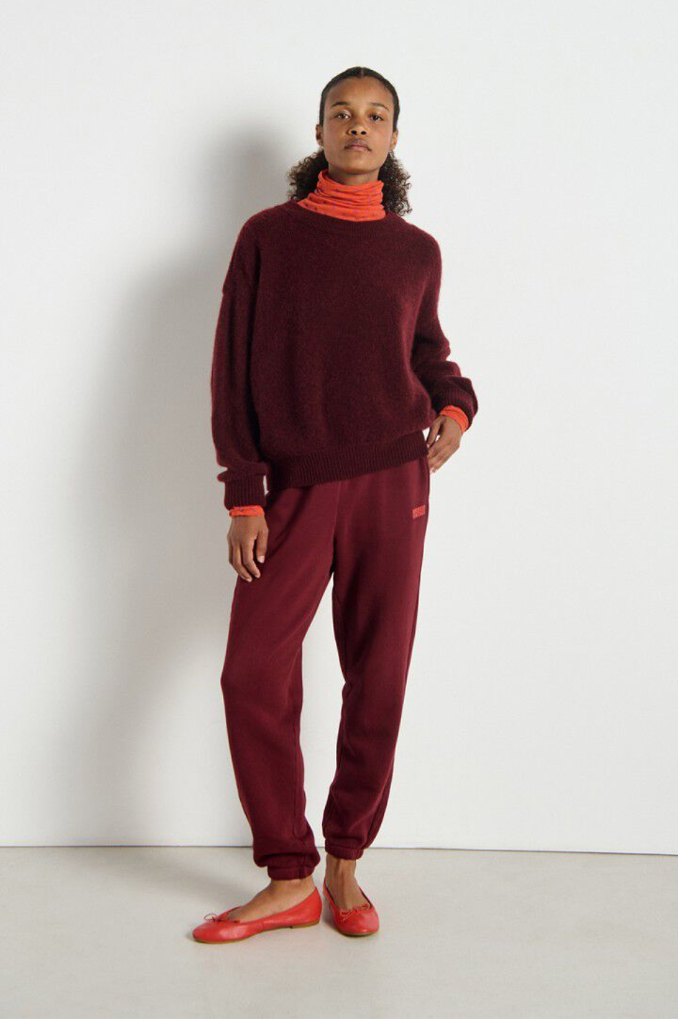Vitow Jumper - Dark Red