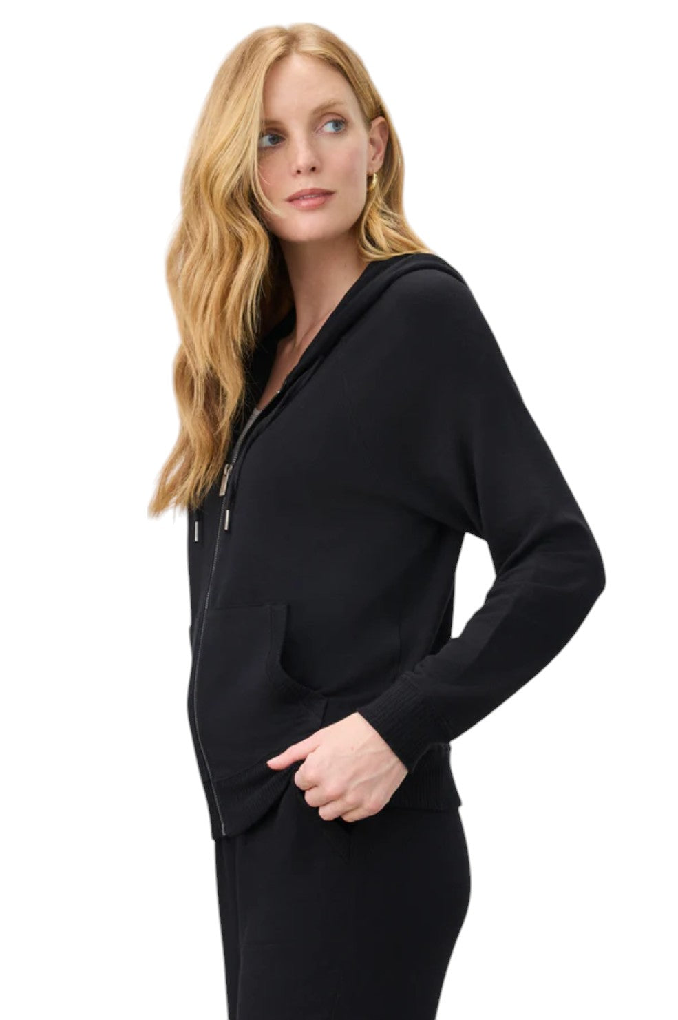 Super Soft Zip Up Hoodie - Black