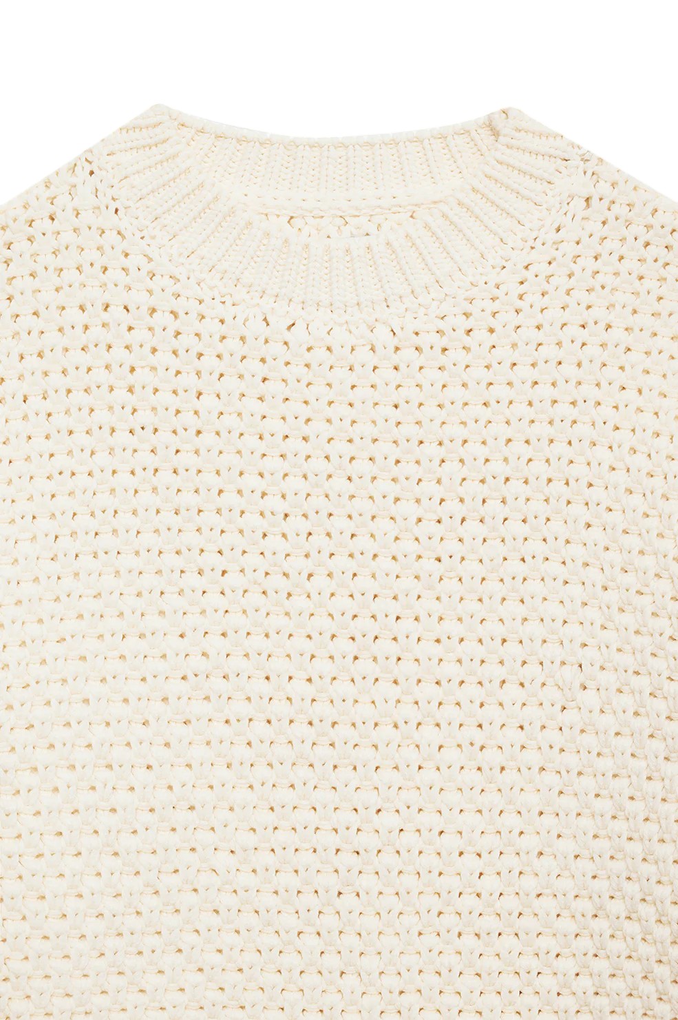 Sydney Crew Sweater - Ivory Crochet