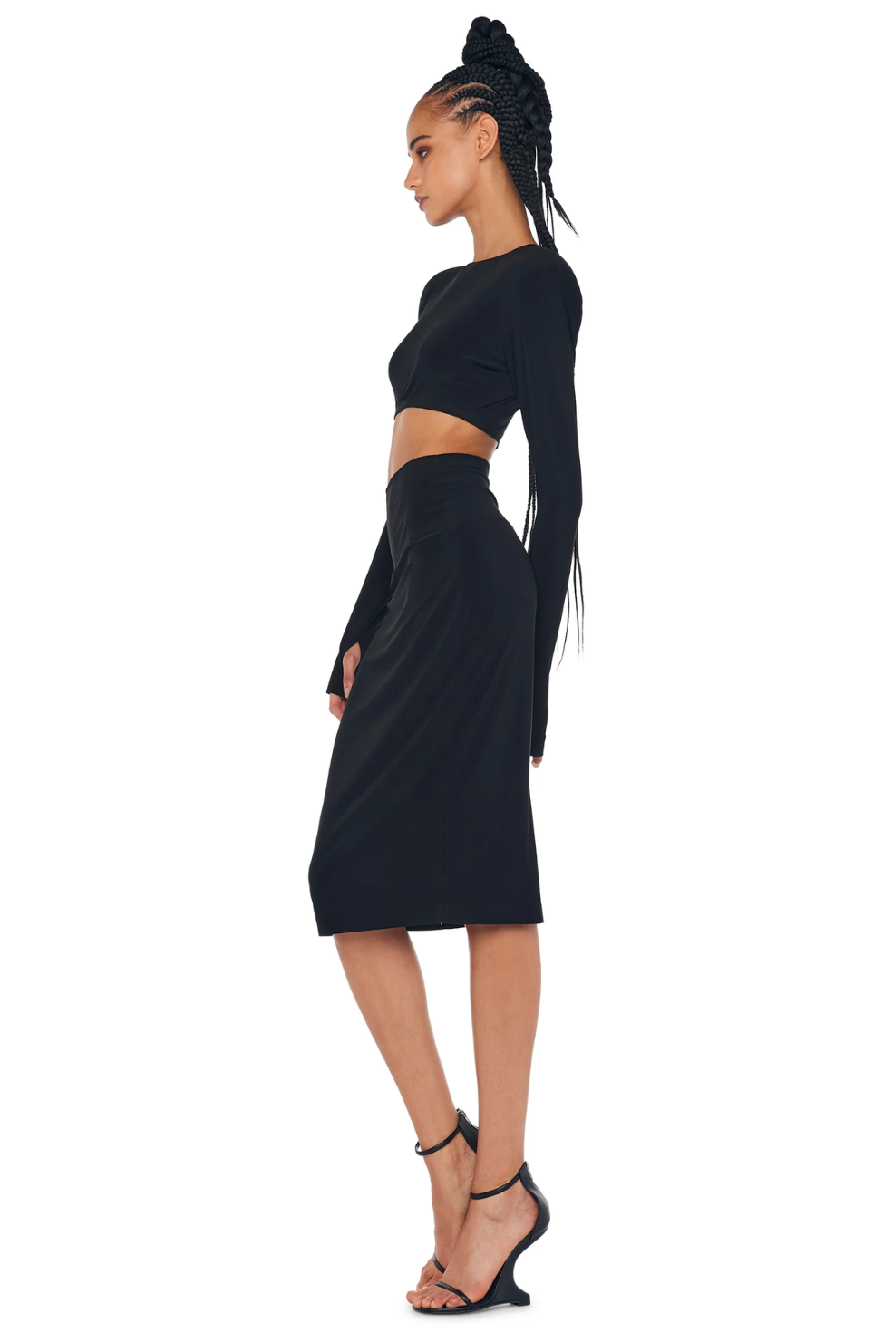 Straight Skirt - Black