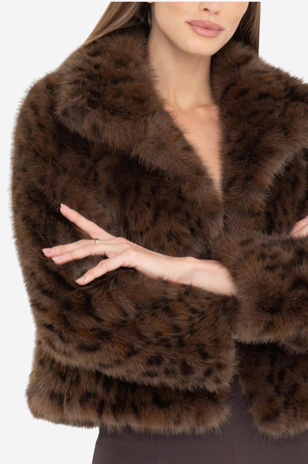 Lexy Leopard Faux fur Jacket - Leopard