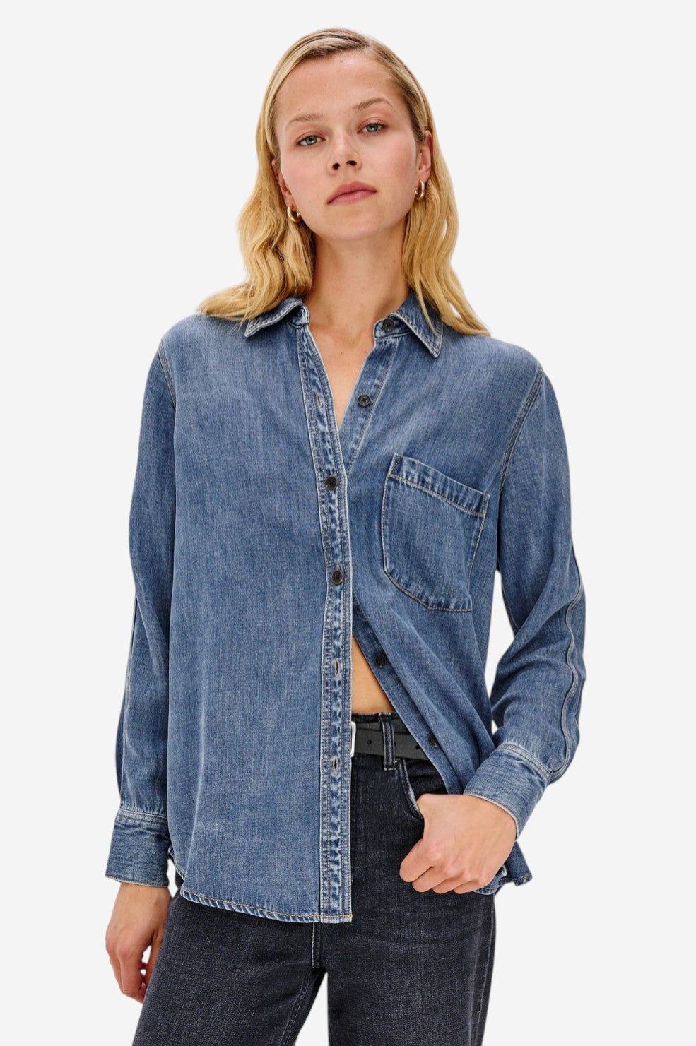 Atticus Shirt - Antique Blue