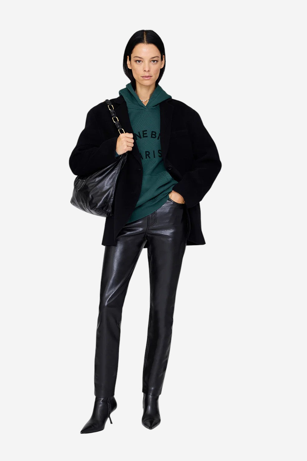 Harvey Sweatshirt Paris  - Dark Teal