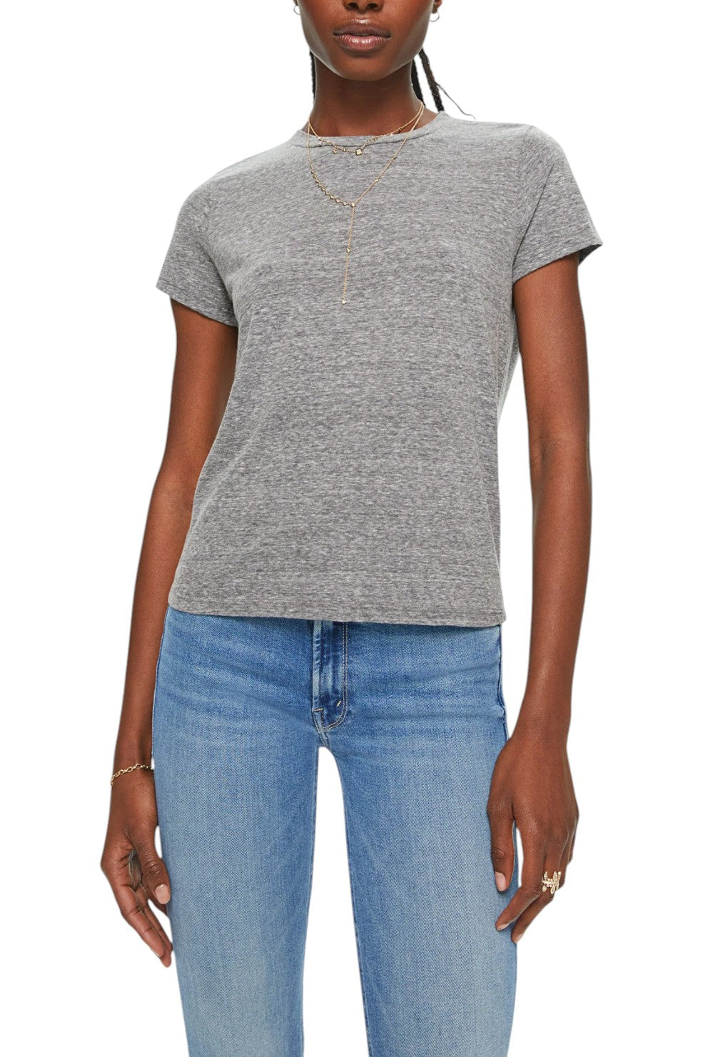 The Lil Goodie Goodie Tee - Heather Grey