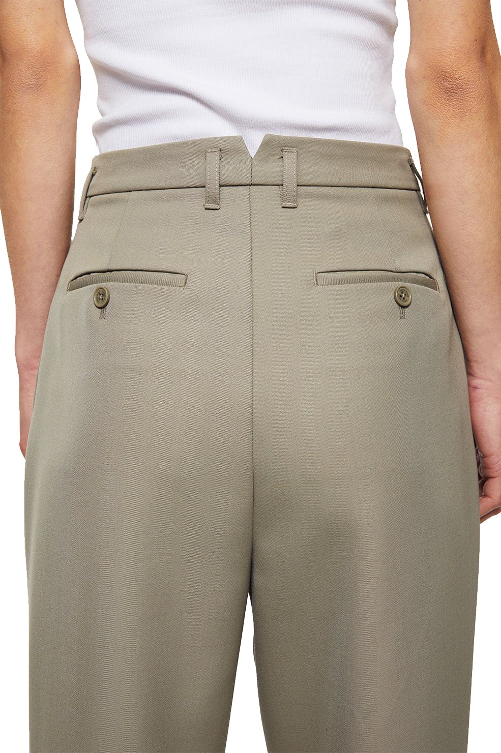 Mycah Trouser - Green Khaki