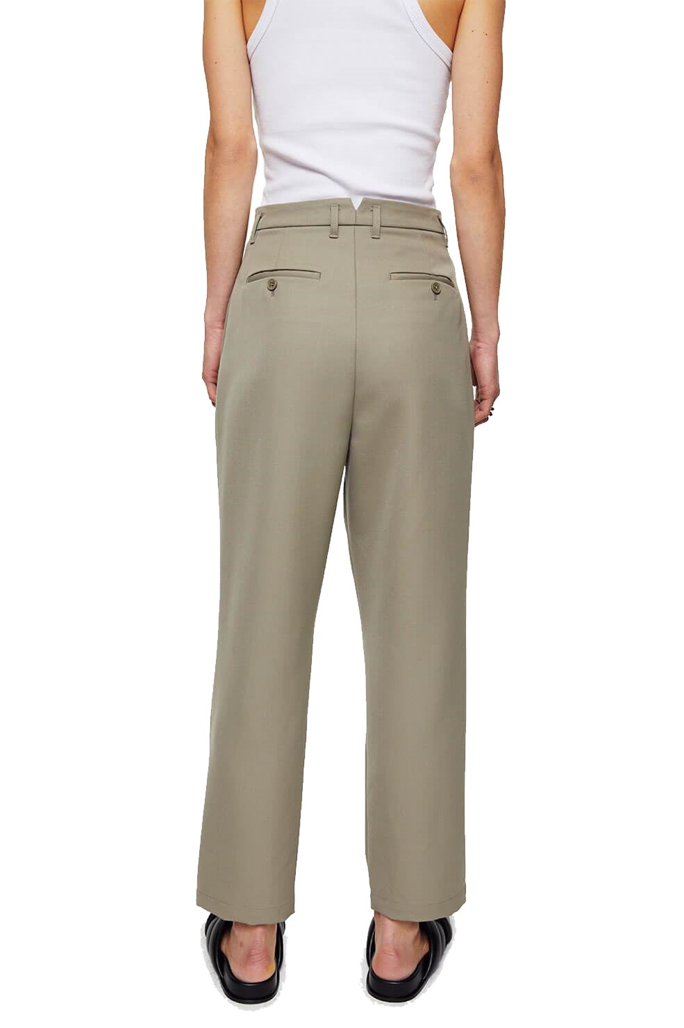 Mycah Trouser - Green Khaki