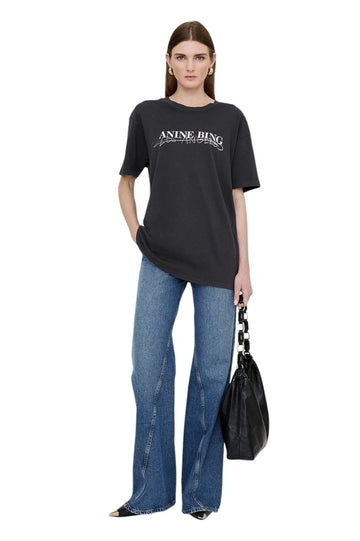 Walker Tee Doodle - Washed Black