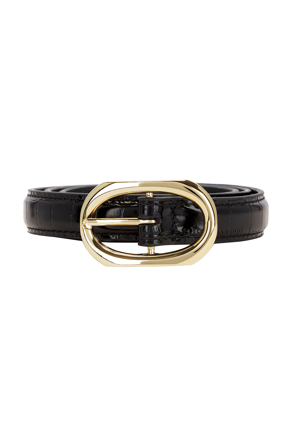 Mara Belt - Black Embossed