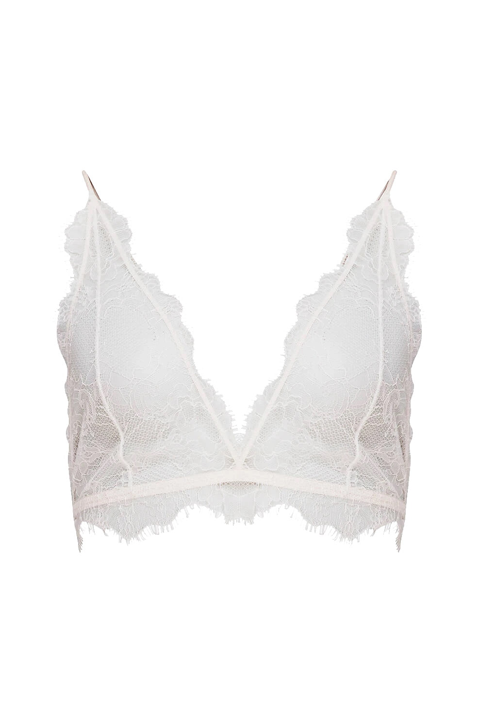 Delicate Lace Bra - Pink Nude