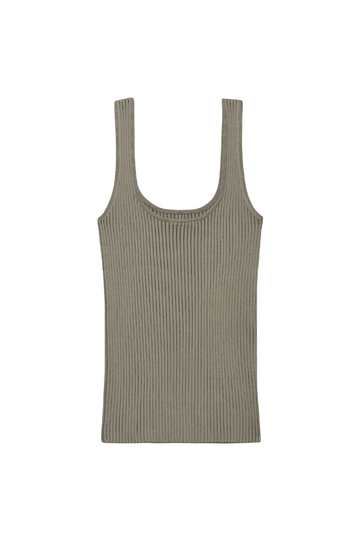 Josie Tank - Green Khaki and Olive