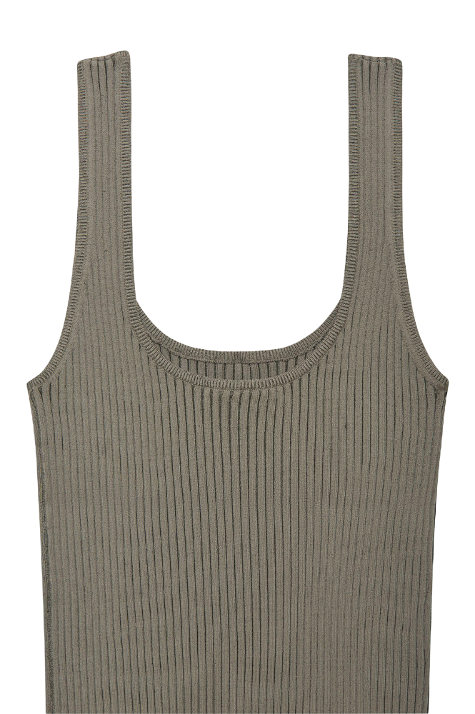Josie Tank - Green Khaki and Olive