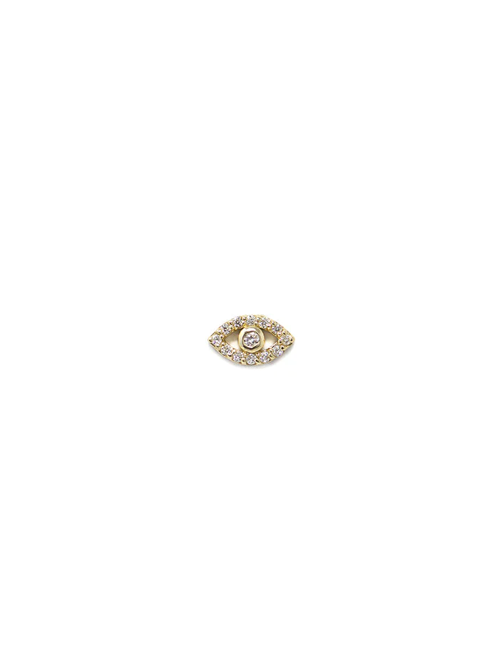 Classique Pavé Evil Eye Stud