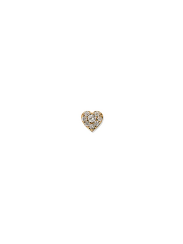 Icon Pavé Heart Stud