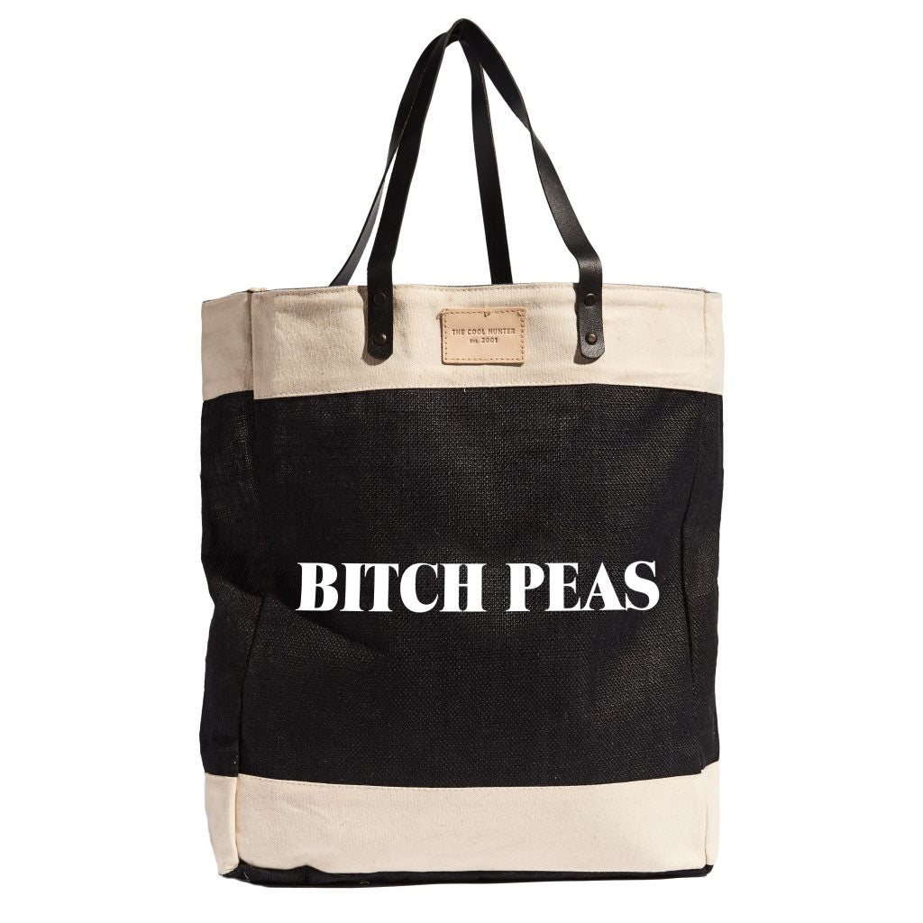 Large Market Bag - B*tch Peas