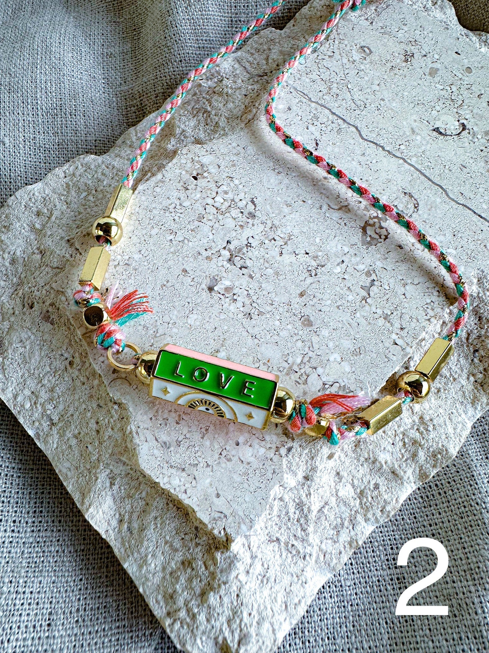 Enamel Barrel Necklace