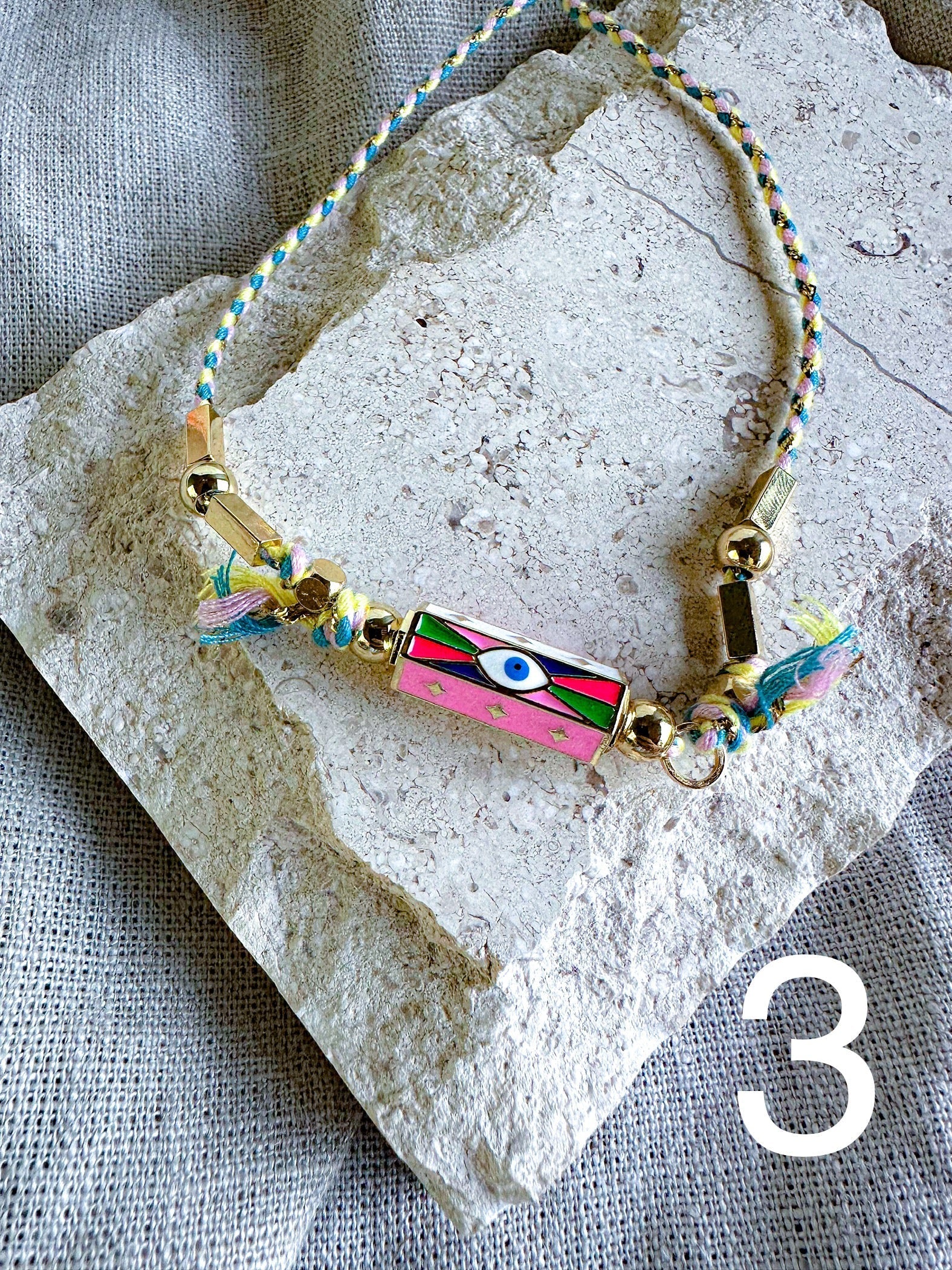 Enamel Barrel Necklace