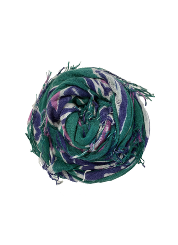 Floral Cashmere & Silk Scarf