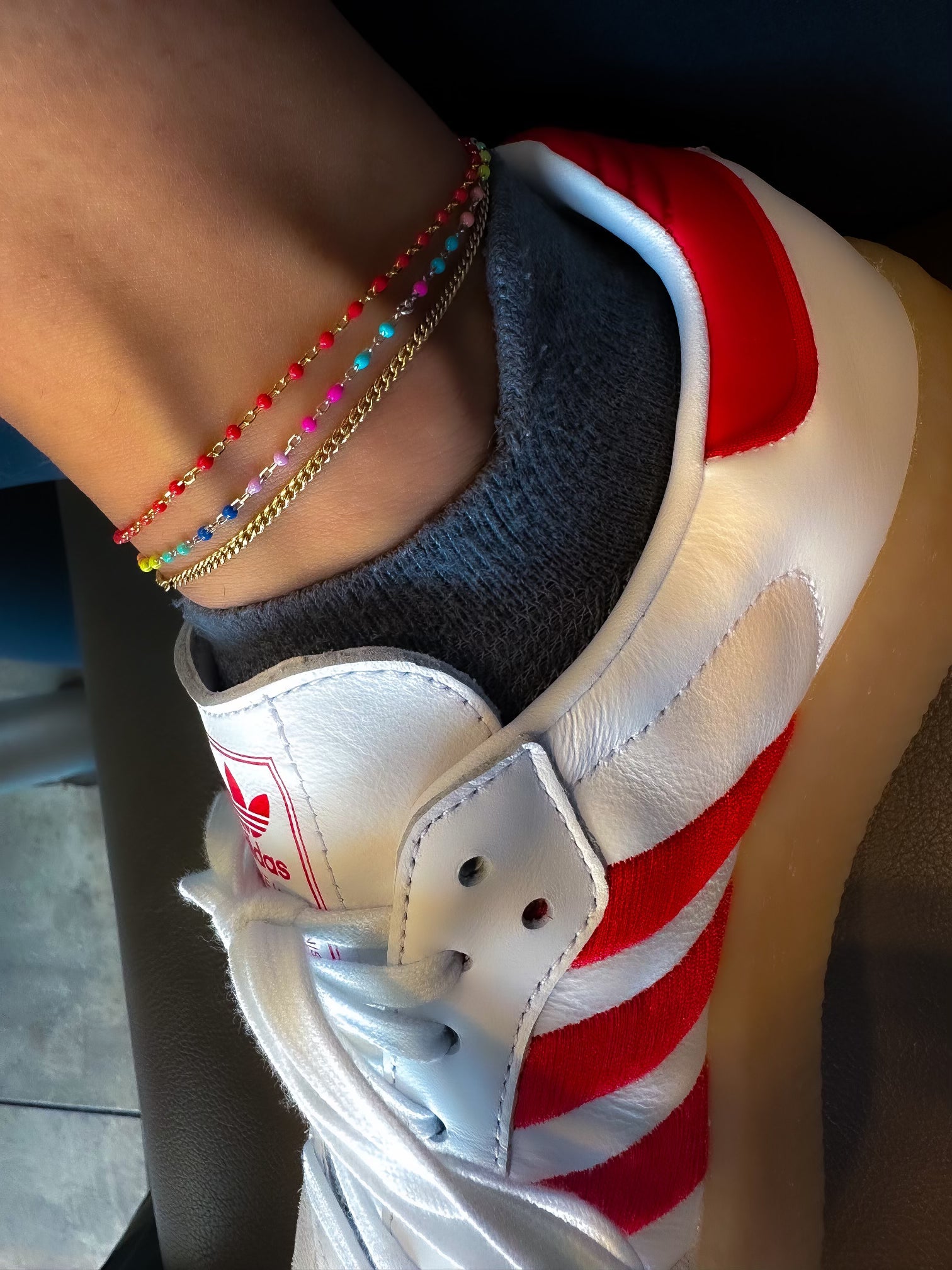 Italian Enamel Chain Anklet