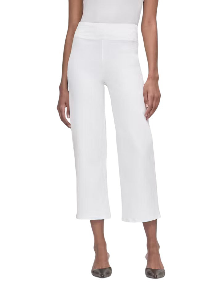 Jetset Wide Crop - White
