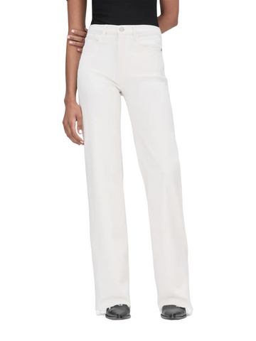 Le Jane Wide Leg Raw Fray - Au Natural Clean