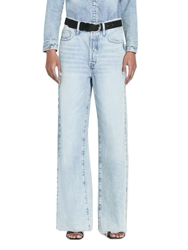 Le Low Baggy Wide Leg - Fizz Indigo