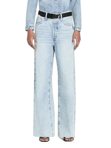 Le Low Baggy Wide Leg - Fizz Indigo