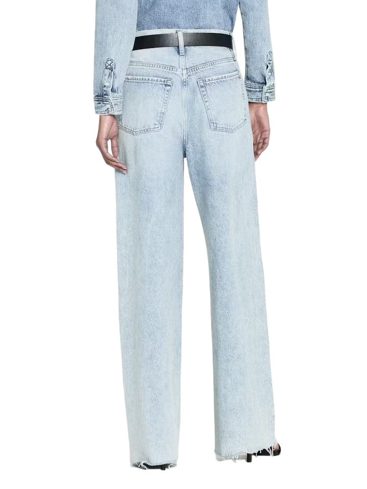 Le Low Baggy Wide Leg - Fizz Indigo