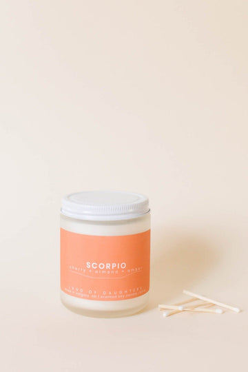"Scorpio" Candle