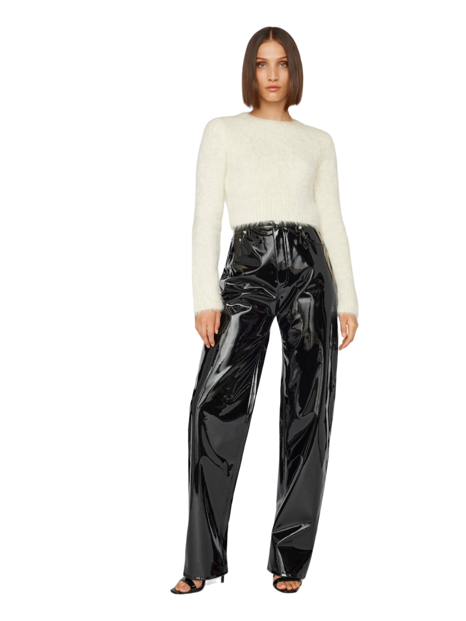 Fitted Crew Sweater - Off White