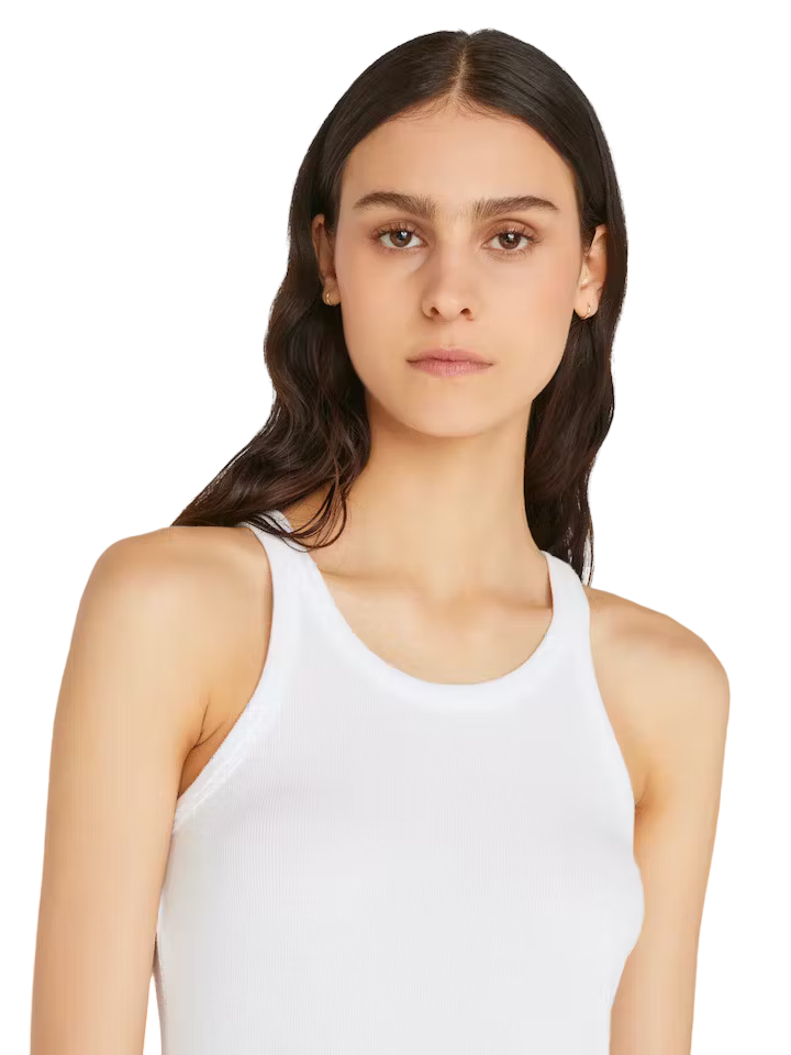 Modal Rib Cami - Blanc