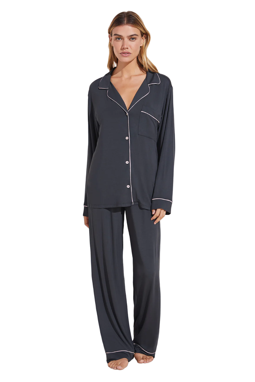 Gisele Long PJ Set - Graphite