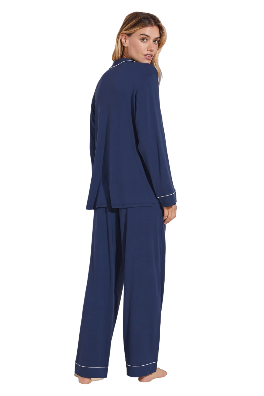 Gisele Long PJ Set - Navy