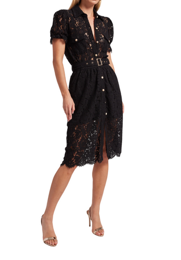 Margot Lace Dress - Black
